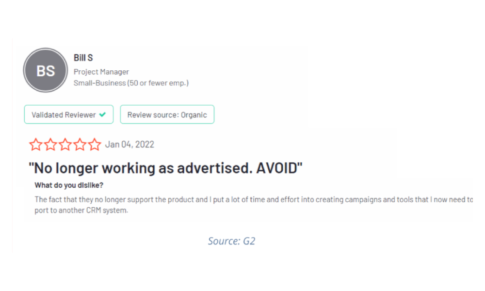 Opinión de cliente de AgileCRM2
