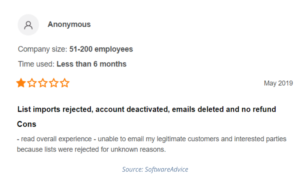 GetResponse customer review3