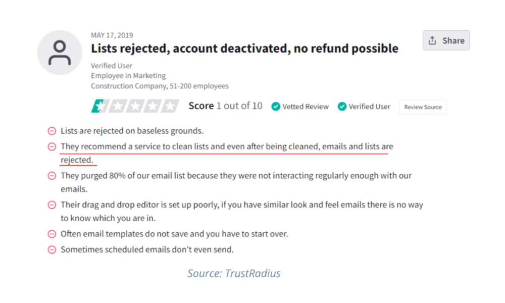 GetResponse customer review4
