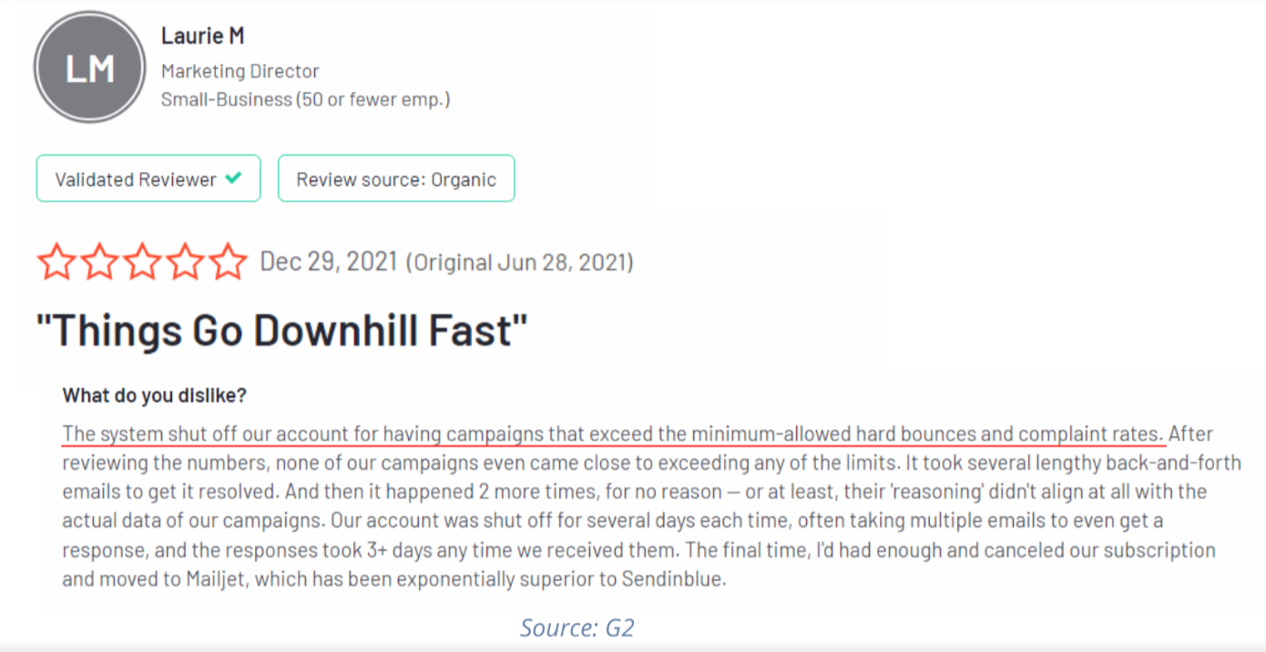 Brevo customer review3