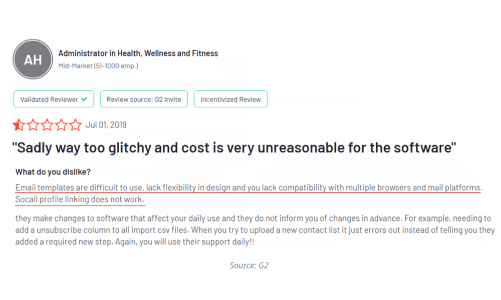 opinión de cliente sharpspring3
