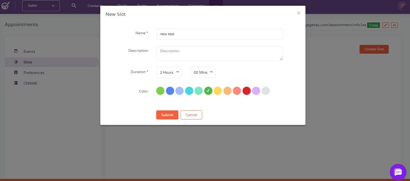 Appointment scheduling software