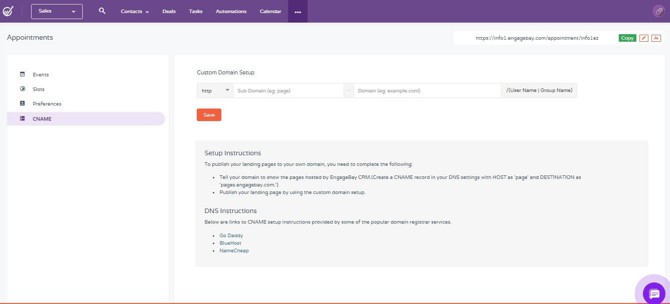 Appointment scheduling software