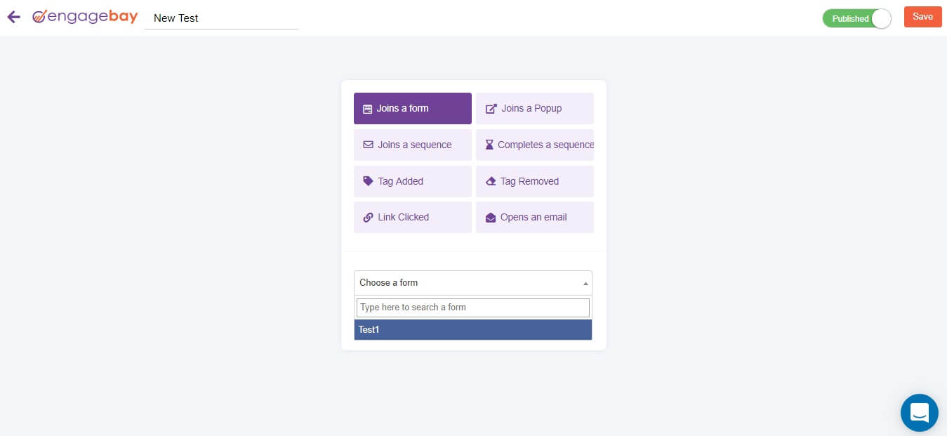 engagebay marketing automation builder
