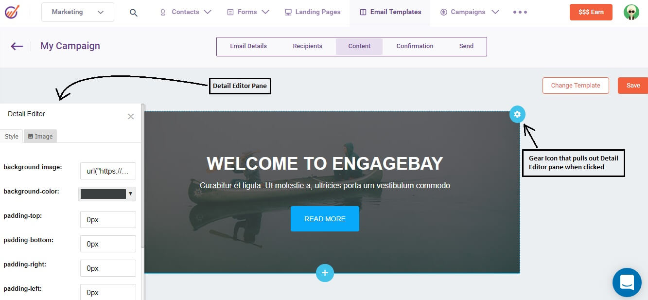 email templates engagebay