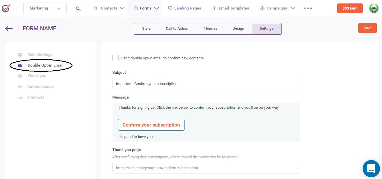 optin for web popups