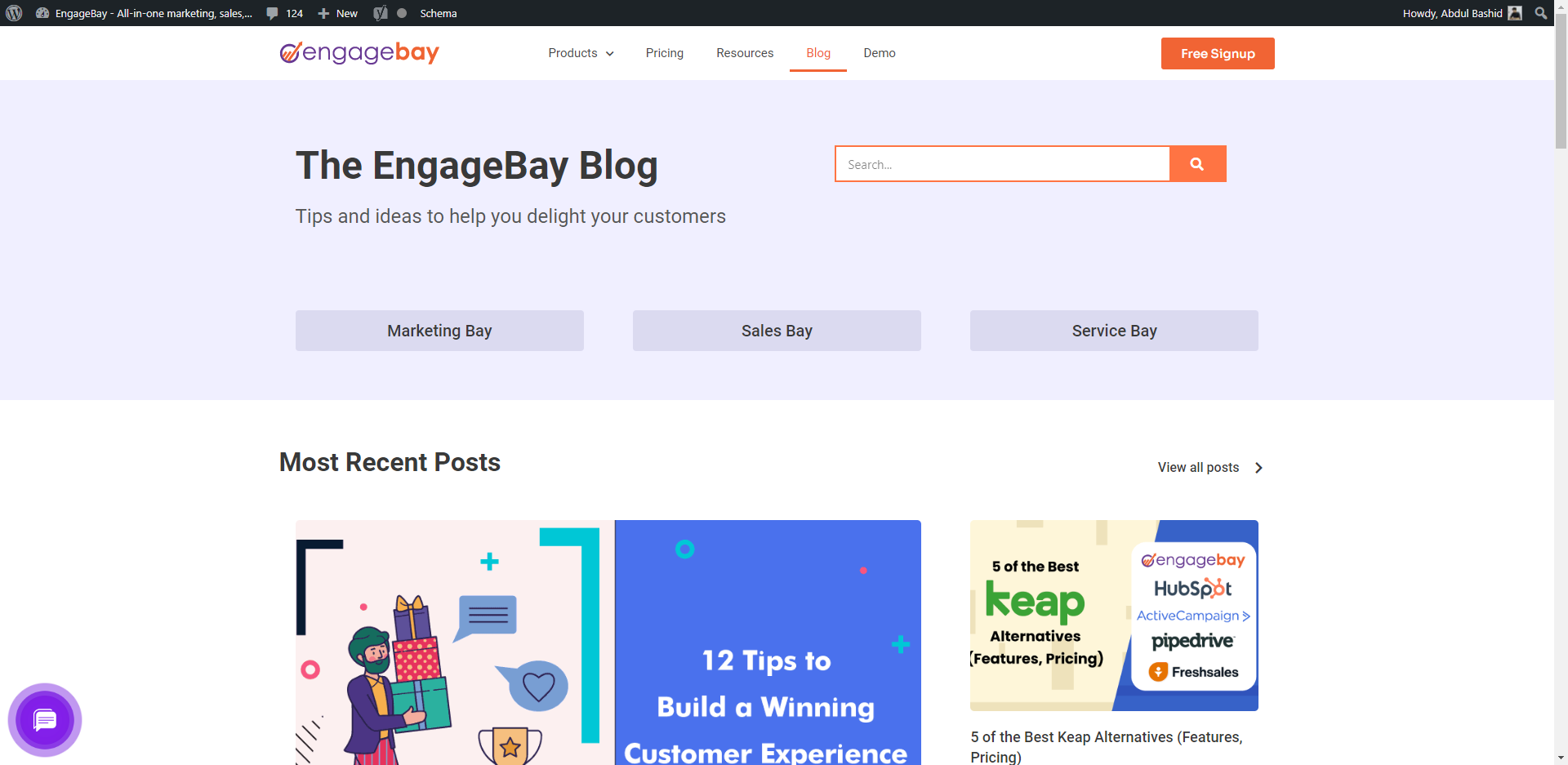 landing pages for content marketing