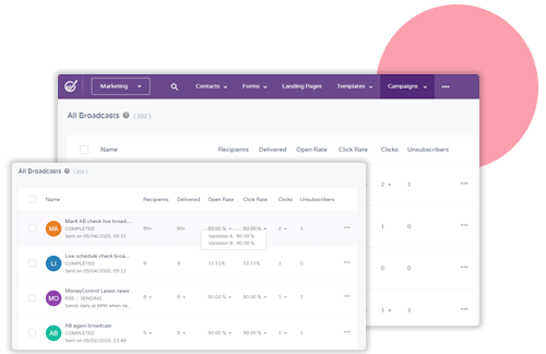 nurture leads in engagebay crm